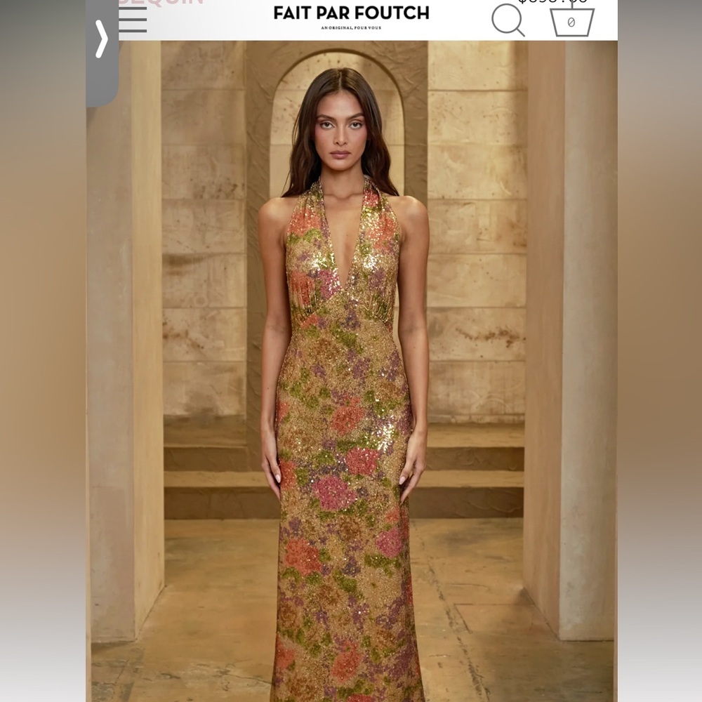 Liana Dress - Fleur Sequin